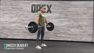 Snatch Deadlift [upl. by Aiselad]