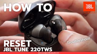 HOW TO RESET JBL TUNE 220TWS True wireless earbuds By Soundproofbros [upl. by Pembroke333]