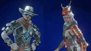 Mirage amp Wraith Legacy Interaction Voice Lines  Apex Legends [upl. by Netsirt]