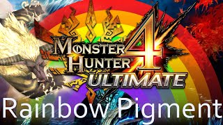 MH4U How To Unlock Secret Rainbow Armor Pigment [upl. by Ynehpets]