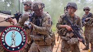 US Army Soldiers of the Florida National Guard during military exercises [upl. by Ballard]