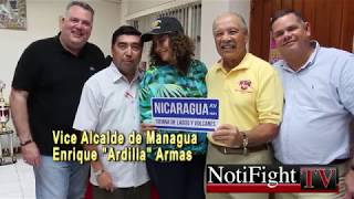 Presidente OMB Valcárcel visita Managua Nicaragua [upl. by Allebara10]