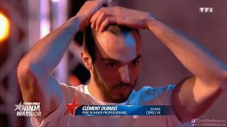 Clément Dumais  Best of Ninja Warrior France 2016 TF1 saison 1 [upl. by Adnawahs199]