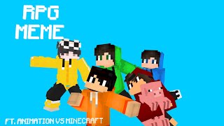 RPG Meme  Alan Becker Animation vs Minecraft REMAKE  Minecraft Animation  GameCraftStudio [upl. by Aloivaf98]