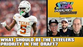 What Should Be The Steelers Priority In The Draft  Steelers Talk 126 [upl. by Erdried]