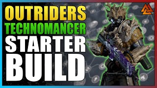 Outriders  Technomancer Starter Build is PERFECT for Solo COOP and ENDGAME [upl. by Sitrik]