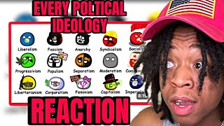 AMERICAN REACTS TO Every Political Ideology Explained in 8 Minutes [upl. by Emelita]