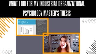 What I Did for My IO Psychology Thesis [upl. by Key]