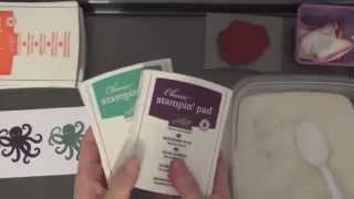 How to Emboss with Stampin Ups In Color Using the Ink Pads [upl. by Nananne]