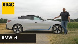 BMW i4 eDrive40 So fährt das elektrische Gran Coupé  ADAC [upl. by Tartaglia]