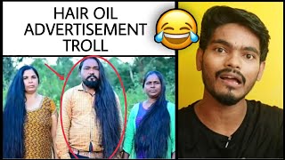 Funny Hair Oil Advertisement Troll 😂😂  govinds thought [upl. by Ameer]