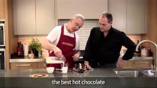 How to make a hot chocolate using an aerolatte milk frother [upl. by Nnaecyoj]