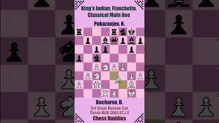 KINGS INDIAN Fianchetto 🔴 Bocharov D vs Pokazanjev N  3rd Stage Russian Cup  Tomsk RUS 2002 [upl. by Mordy720]