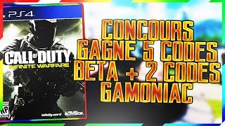 CONCOURS 5 CODES BETA IW  2 CODES GAMONIAC A GAGNER OMW Mikaw2a [upl. by Cavill43]