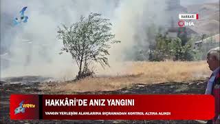 HAKKÂRİ’DE ANIZ YANGINI [upl. by O'Carroll]