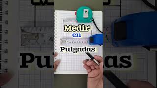 ✅ Aprende a medir en pulgadas Método fácil 👍 [upl. by Nide]