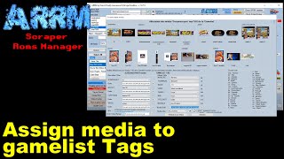 ARRM  How to assign the screenscraper media to the different Tags of the gamelistxml [upl. by Yardna345]