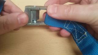 How To Use Cam Buckle Tie Down Straps [upl. by Ednil]