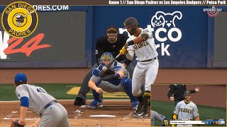 MLB THE SHOW 24  San Diego Padres vs Los Angeles Dodgers  Game 1 [upl. by Mat]