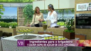 Você Bonita  Receita Brigadeiro Fit 220714 [upl. by Zampardi213]