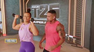 FOCUS T25 with ShaunT  Sample Workout superblock [upl. by Demetra]