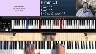 Open My Heart by Yolanda Adams  Piano Tutorial [upl. by Elberta153]