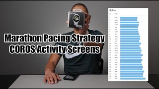 Marathon Pacing Strategy  COROS Activity Screens [upl. by Behrens]