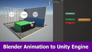 Blender Animation to Unity Tutorial [upl. by Leaw]