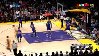 HD Kobe Bryant 28 Points 4Point Play vs New York Knicks  Highlights 29122011 [upl. by Lednam167]