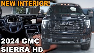 REFRESHED 2024 GMC SIERRA HD NOW HAS NEW INTERIOR AND FRONT END [upl. by Edan]