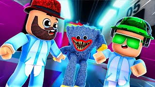 WE ARE BABIES and HUGGY WUGGY KILLER TOY ATTACKS US in ROBLOX Huggy Playtime [upl. by Friedland]