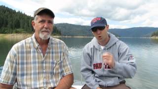 Dworshak Reservoir Kokanee Fishing [upl. by Enicnarf57]