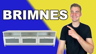 Easy to Follow Brimnes TV Bench IKEA Tutorial [upl. by Ardnoet]