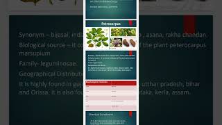 Petrocarpus Pharmacognosy D Pharmacy [upl. by Atterg]