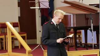 Installation of Liam Beattie at Wisbech Citadel [upl. by Sudnak]