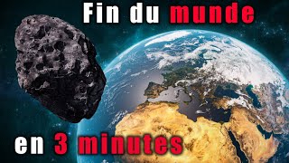 Fin du monde en 3 minutes 2022  Que se passetil si une météorite ou un astéroïde tombe [upl. by Aihn]