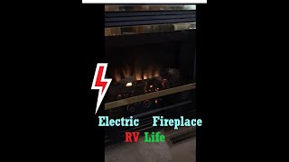 Electric Fireplace  RV Life  PyroMaster Hef33  How to Check DIY 101 Safety First [upl. by Wellesley426]