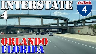 I4 West  Downtown Orlando to Downtown Tampa  4K Highway Drive [upl. by Iddo]