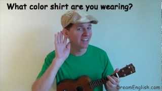 What Color Shirt Colors Song for Children [upl. by Idner]