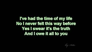 Dirty dancing  Time of my life lyrics [upl. by Yahska329]