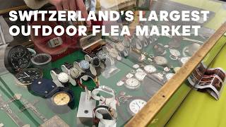 Vintage Watches and Tools at Switzerlands Largest Flea Market [upl. by Anelah]