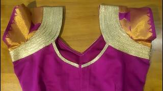 Saravanan meenakshi blouse cutting and stitching [upl. by Arnoldo]