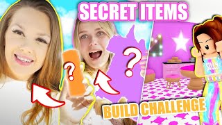 Secret Gift BUILD Challenge with my BEST FRIEND IAMSANNA Roblox [upl. by Chiquia504]