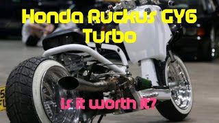 Honda Ruckus GY6 Turbo  Is it worth it [upl. by Suoicerp]