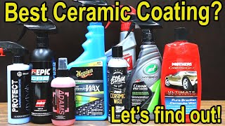 Best Ceramic Spray Coating Mothers vs Meguiars vs Ethos Pro [upl. by Aissirac5]