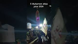 5 Muharram shiya julus short video chowk bazar gonda 2024 [upl. by Tobe154]