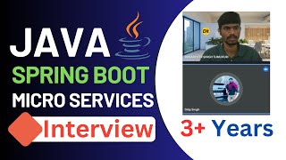 Java Interview for 3 Years Experience  Spring Boot  Micro Services [upl. by Ahsiryt]