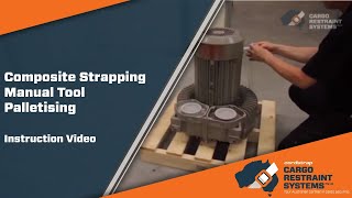 How to use Cord Strapping for Strapping Pallets  Cargo Restraint Systems Pty Ltd [upl. by Lee]