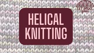 How To Create Professional Jogless Stripes with Helical Knitting  Knitting Techniques [upl. by Leaper]