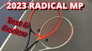 HEAD 2023 Radical MP Auxetic review  Coaches and Players testing out the Radical MP tennis racquet [upl. by Bolton]